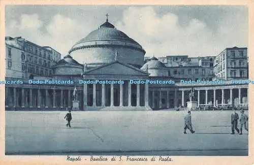 R402402 Napoli Basilica di S Francesco di Paola Stab Grafico Cesare Capello