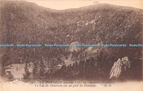 R398555 Le Hohneck Ancienne Frontiere Le Lac du Shissrothried au Pied du Hohneck