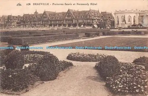 R398558 Deauville Parterres Fleuris et Normandy Hotel C A P Cie Alsacienne des A