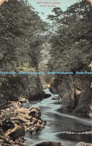 R405681 Bettys y Coed Fairy Glen L P and F A P The Spa Series No 242 1905