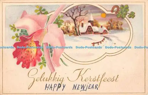 R402474 Gelukkig Kerstfeest Postkarte 1952