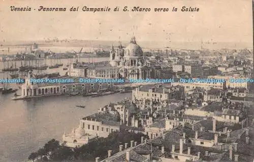 R404176 Venezia Panorama dal Campanile di S Marco verso la Salute 4534 V Z Venez