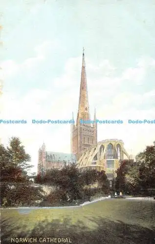 R405746 Norwich Cathedral Smith Saunders Postkarte