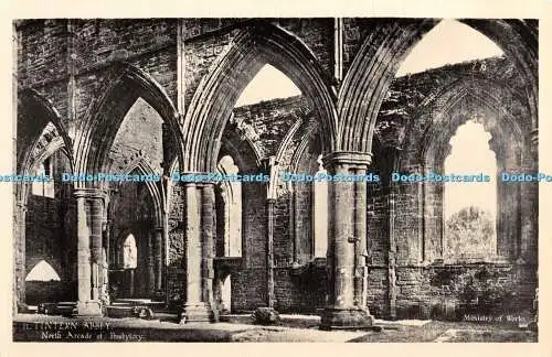 R398621 Tintern Abbey North Arcade of Presbytery Ministry of Works RP