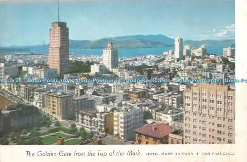 R404184 Das Goldene Tor von der Spitze des Mark Hotel Mark Hopkins San Francisc