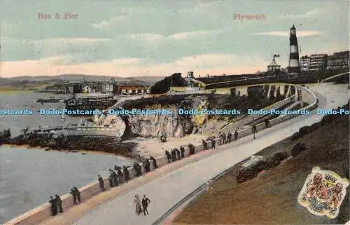 R400713 Plymouth Hoe and Pier Woolstone Bros The Milton Glazette Series No 1390