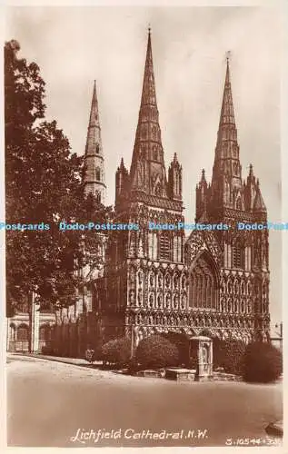 R405755 Lichfield Cathedral N W W H Smith Kingsway Echtfoto Serie