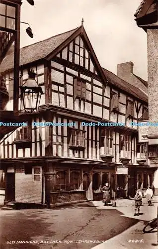 R405756 Shrewsbury Old Mansions Butcher Row R M und S RP