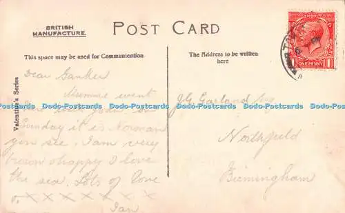 R398627 Towyn Kirchenschiff Valentinstag Serie Postkarte