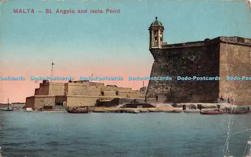 R402609 Malta St Angelo und Isola Point N 132 Postkarte