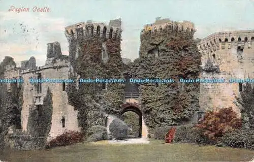 R404394 Raglan Castle Valentines Serie 1908