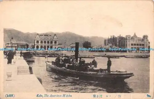 R402703 Kobe Die amerikanische Hatoba Postkarte