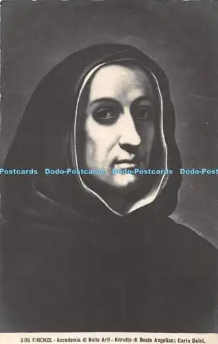 R406012 305 Firenze Accademia di Belle Arti Ritratto di Beato Angelico Carlo Dol