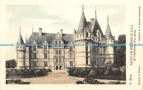 R402743 Azay Le Rideau I und L Le Chateau Vue Nord Collection de la Solution Pau