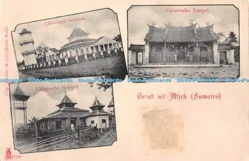 R404522 Groet uil Atjeh Sumatra Chinesisch Gebautw Chinesische Tempel Chinesische Ge