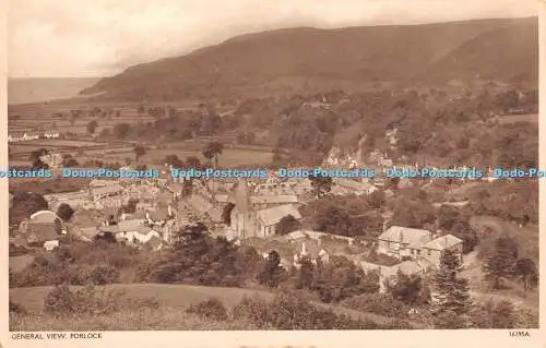 R402898 Porlock Gesamtansicht Postkarte