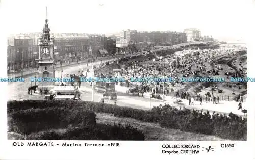 R404637 Old Margate Marine Terrace c1918 Collectorcard C1550