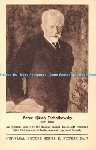 R406253 Peter Iljitsch Tschaikowsky 1840 1893 Vom russischen Maler Kusnetzoff Univ