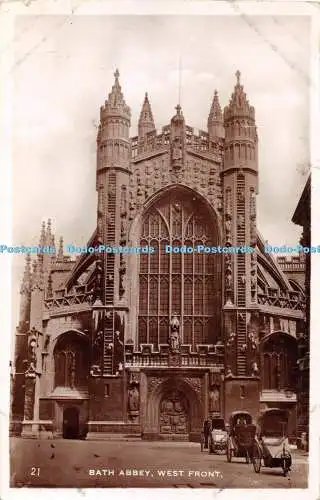 R406299 21 Bath Abbey West Front Excel Serie RP