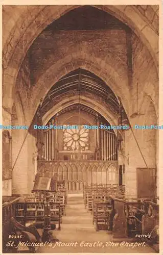 R407025 84235 St Michaels Mount Castle The Chapel Friths Series