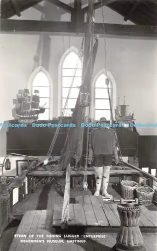 R407343 Stern of the Fishing Lugger Enterprise Fishermens Museum Hastings RP