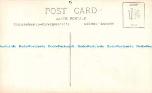 R407512 Unbekannter Fluss Burg Boote Postkarte