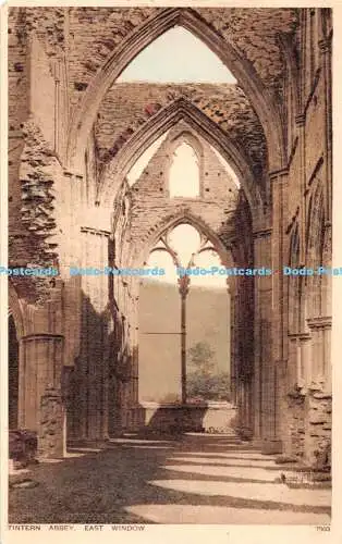 R407522 Tintern Abbey East Window Photochrom