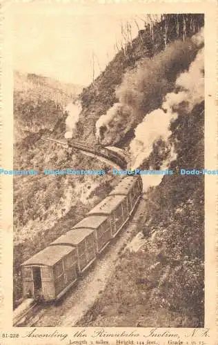 R407627 N Z Ascending the Rimutaka Incline Tanner Bros