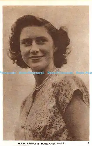 R407801 H R H Princess Margaret Rose Photochrom Studio Lisa