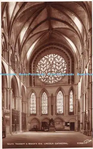 R407900 Lincoln Cathedral South Transept and Bishop Eye Walter Scott RP