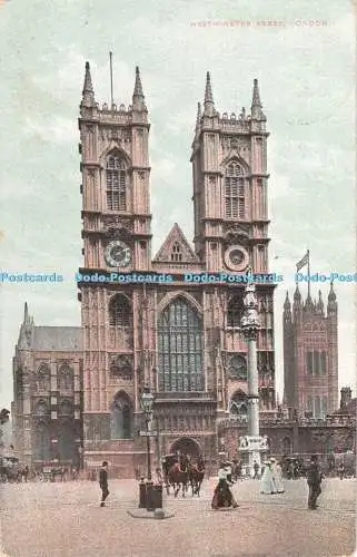 R407983 London Westminster Abbey Postkarte 1906
