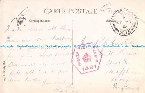 R403078 Rouen Niew of the Quais and of the Seine E Le Deley 1916