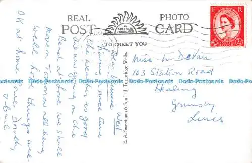 R403087 Looe E A Sweetman RP Postkarte 1958