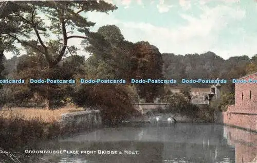 R403101 Groombridge Place Front Bridge and Moat Photochrom Exclusive Photo Color