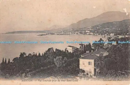 R404831 671 Menton Vue Generale prise du Pont Saint Louis Collections ND Phot 19