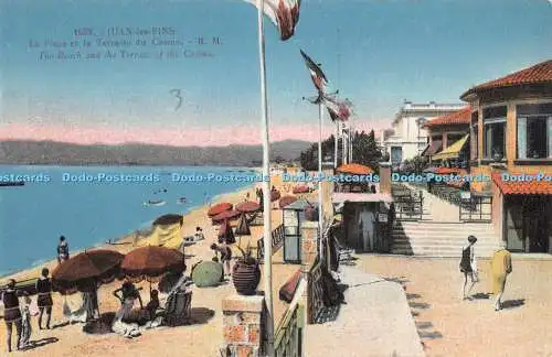 R404842 1653 Juan les Pins La Plage et la Terrasse du Casino R M Beach and Terra