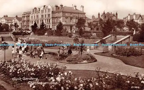 R404872 Sunk Gardens Clacton on Sea 21382 Cook and Eaves RP 1935 Pier Avenue Cla