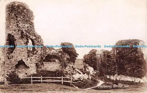 R404876 Pevensey Castle 408 W B Serie halbmatte fototone Postkarten