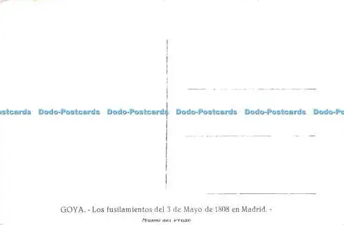 R404889 Goya Los fusilamientos del 3 de Mayo de 1808 en Madrid Museo del Prado