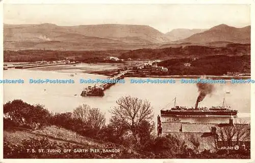 R404919 T S St Tudno off Garth Pier Bangor 2005 Phototype Valentines 1956