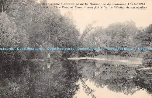 R404973 Quatrieme Centenaire de la Naissance de Ronsard 1524 1924 10 LIsle Verte