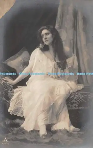 R406375 Woman 4714 1 Papier Radium Brom Made in Germany