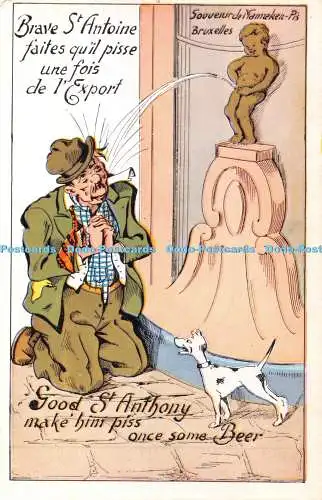R406677 Brave St Antoine faites quil pisse une fois de lExport Souvenir de Manne
