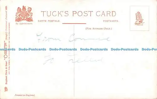 R406825 Liebevolle Weihnachtsgrüße Tuck Oilette Weihnachts Postkarte 1822