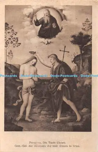 R406893 Perugino Die Taufe Christi Gem Gal der Akademie der bild Kunst in Wien