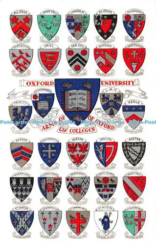 R406926 Oxford University Arms of The Colleges of Oxford
