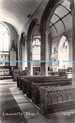 R408305 Launcells Kirche Sampson Bude Postkarte