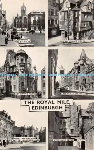 R408322 Edinburgh The Royal Mile Lawnmarket und St Giles John Knox House Valenti