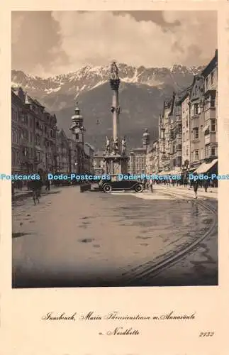 R408348 Innsbruck Maria Theresienstraße m Annasaule u Nordkette Chizzali K T V