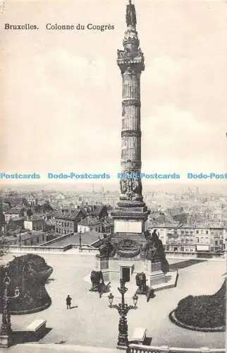 R408371 Postkarte Bruxelles Colonne du Congres